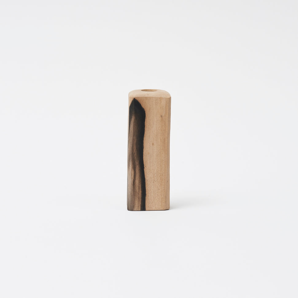 벽걸이 먹감나무 화병 (산수)