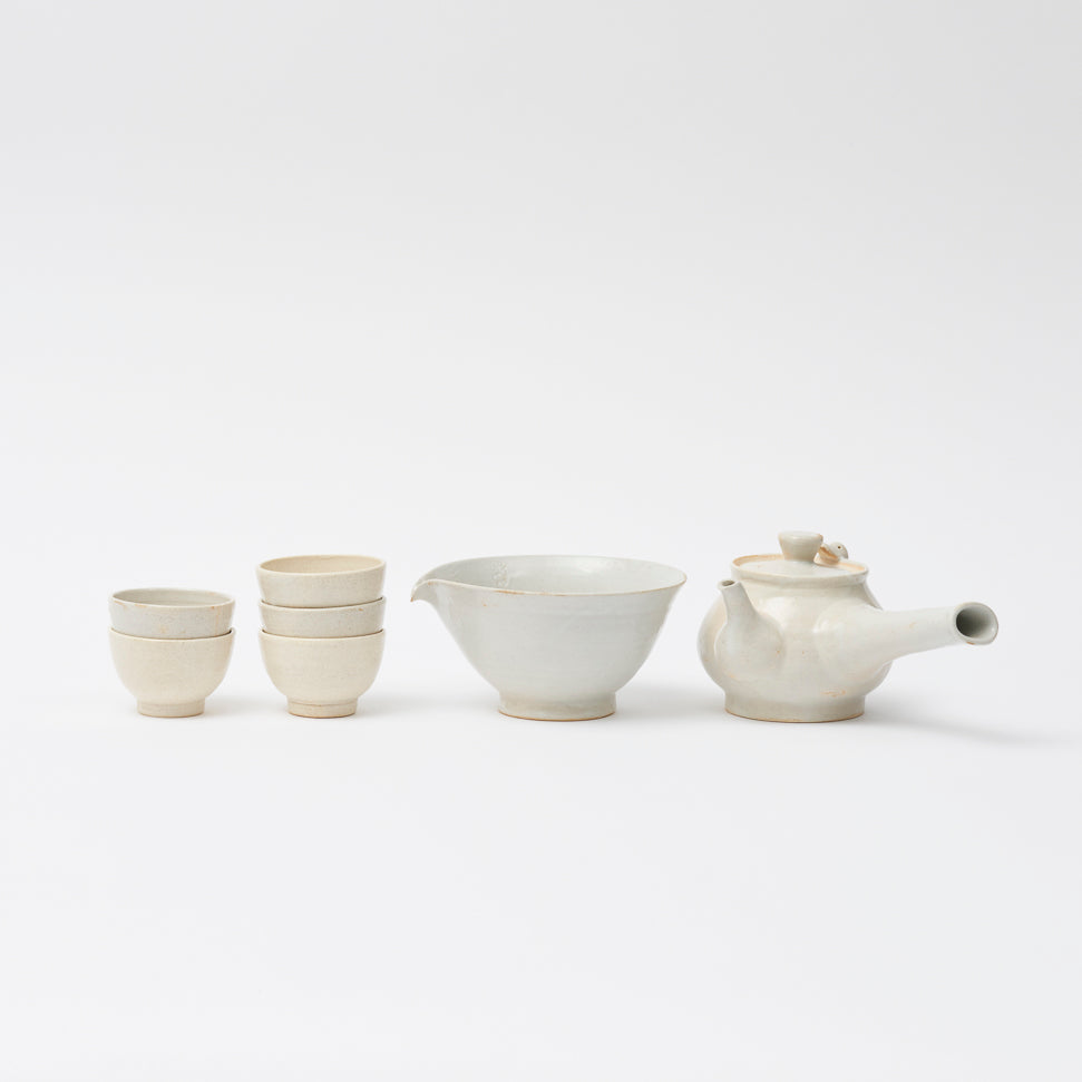 백자 다도 세트