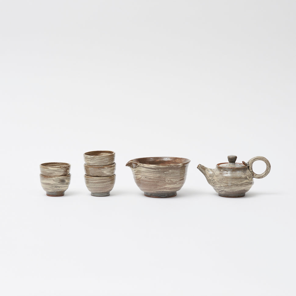 귀얄 다도 세트